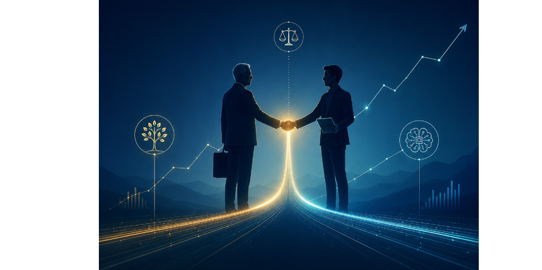 Rappresentazione visiva dell'articolo: Chi guiderà davvero la consulenza finanziaria di domani: l'algoritmo o la relazione?